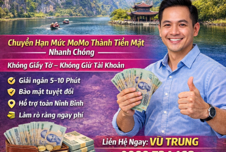 Rút MoMo Trả Sau Ninh Bình – Nhanh Gọn, Uy Tín, Nhận Tiền Ngay