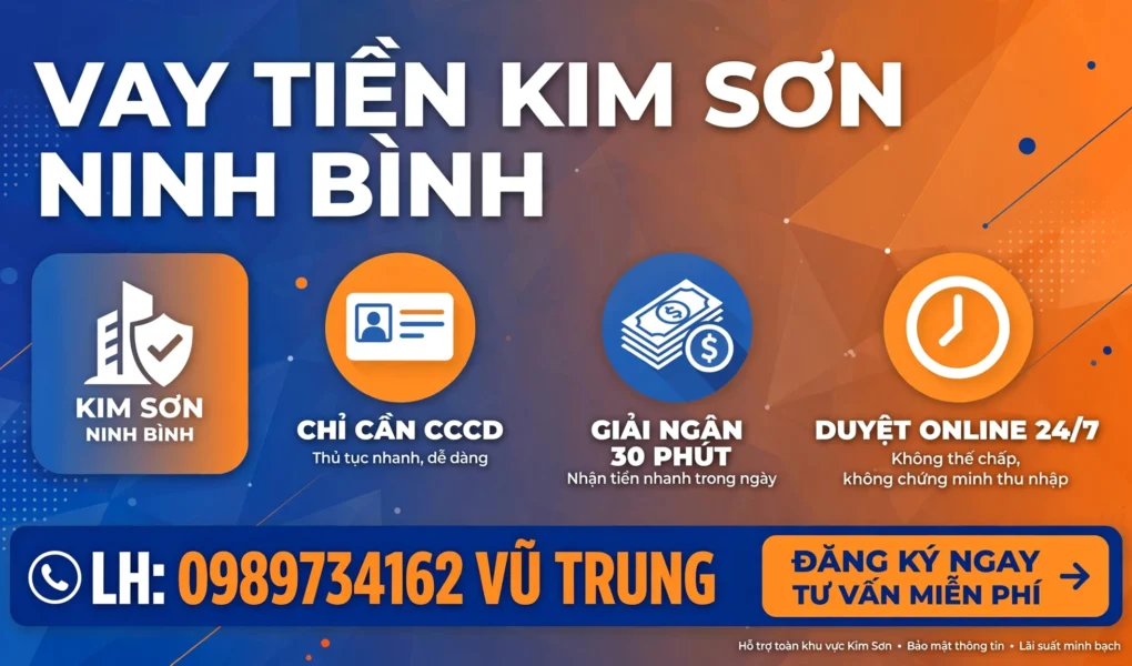 Vay tiền Tại Kim Sơn Ninh Bình qua cccd