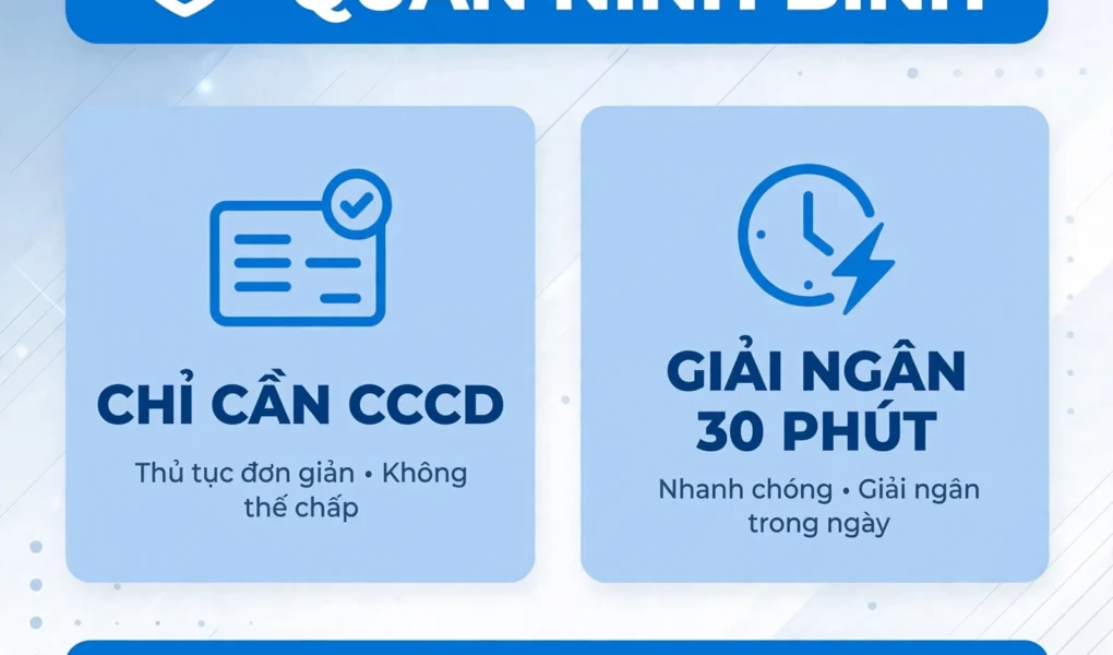 Chỉ cần CCCD gắn chip là vay được từ 2 - 100 tr