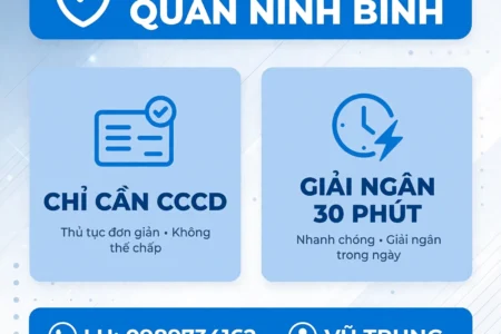 Chỉ cần CCCD gắn chip là vay được từ 2 - 100 tr