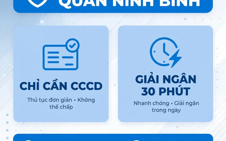 Chỉ cần CCCD gắn chip là vay được từ 2 - 100 tr